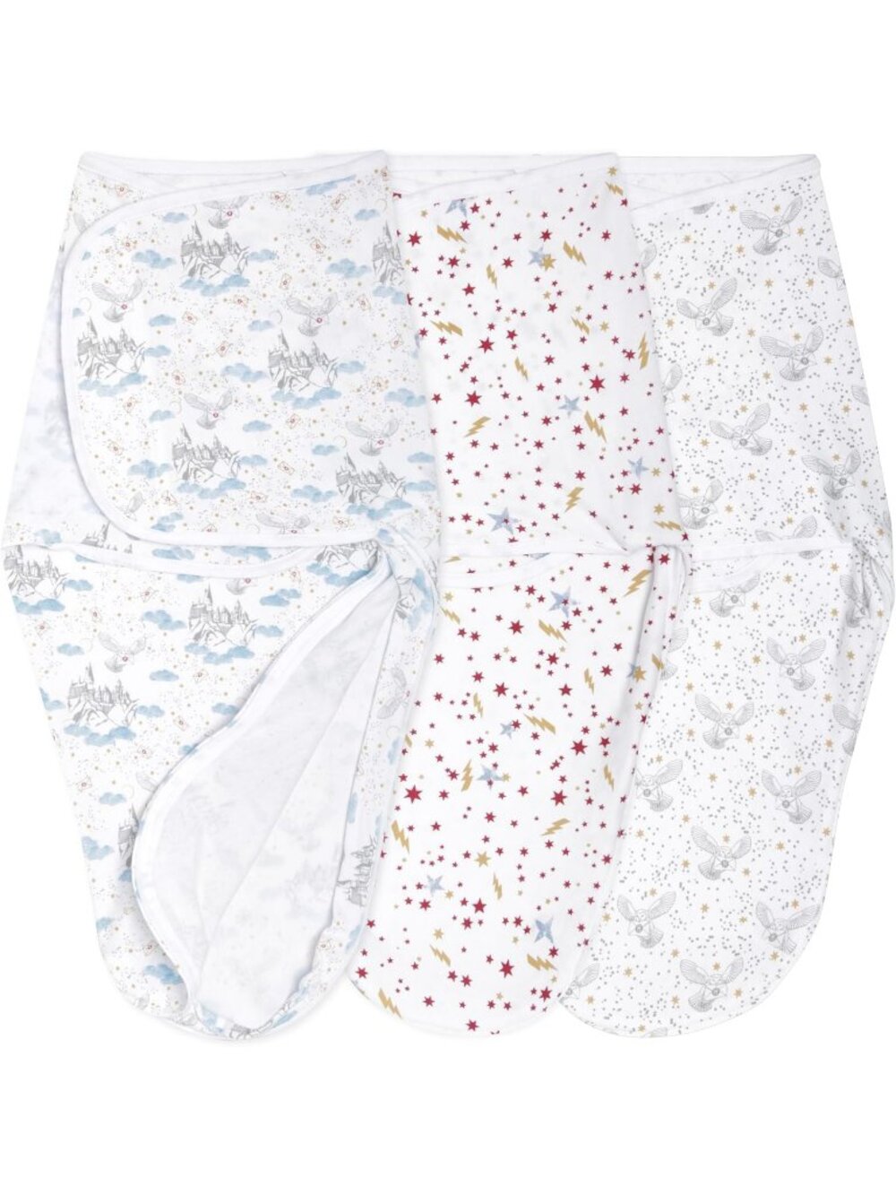 3-Pack Harry Potter Aden + Anais Essentials Easy Swaddle 0-3M Baby Wrap Adjustab